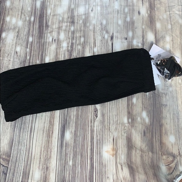 Women’s black bandeau bikini top by some days - Picture 2 of 4